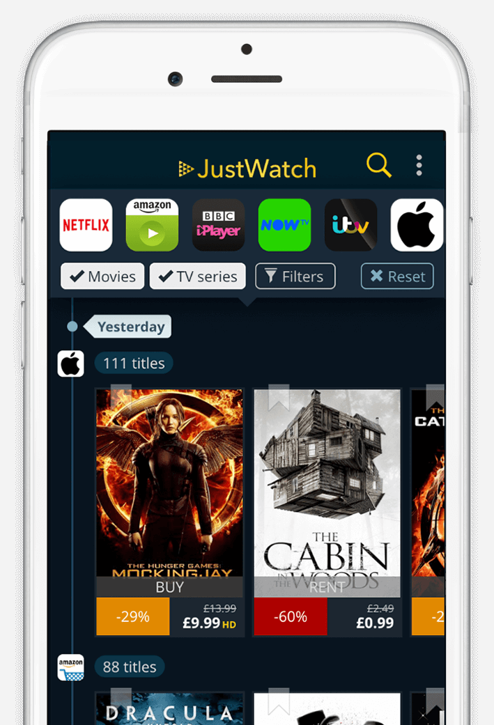Justwatch Apps Para Ios Android Y Smart Tvs